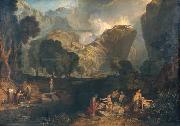 Joseph Mallord William Turner Landschaft mit dem Garten des Hesperides oil painting on canvas